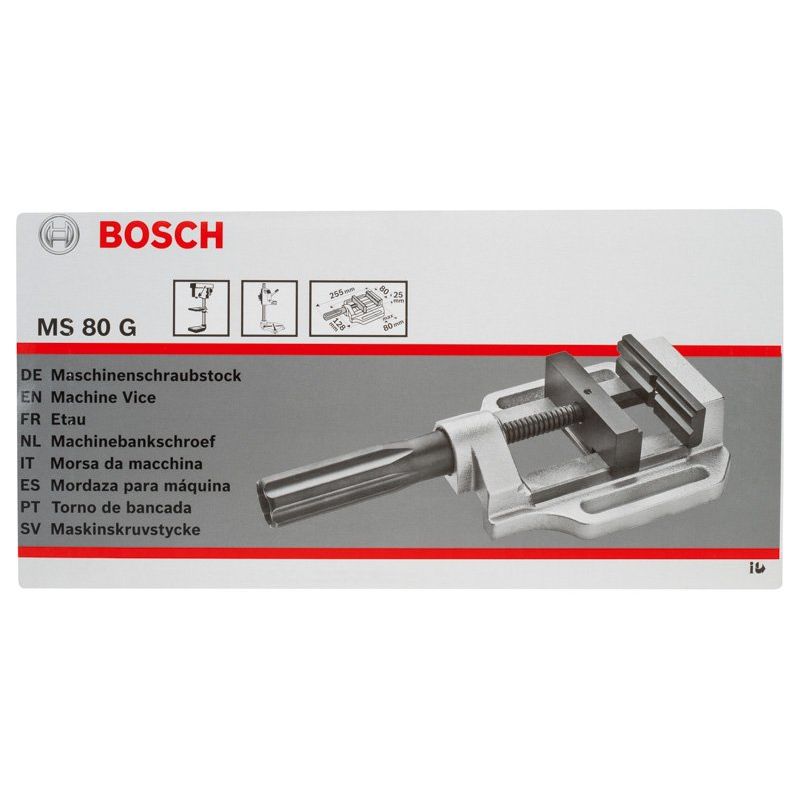 Bosch - Maschinenschraubstock MS 2608030056 80 G 100 mm 80 mm 80