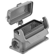 Harting - Gehäuse für Rechtecksteckverbinder Sockelgehäuse 16 B 09300162298 1 Bügel a.Unterteil