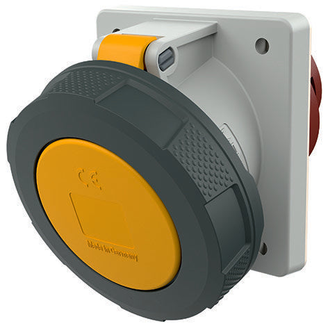 Mennekes - CEE-Anbausteckdose (IEC 60309) Anbaudose TA 2179A 63A,3p,4h,110V,IP67 − 5 Stück