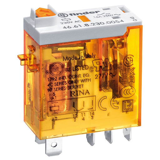 Finder - Schaltrelais Miniatur-Relais 46.61.8.230.0040 1W 16A Spsp.230VAC − 1 Stück by Finder

