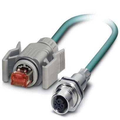 Phoenix Contact - Patchkabel Kupfer Industrie Netzwerkkabel VS-M12FSBP-I#1406247