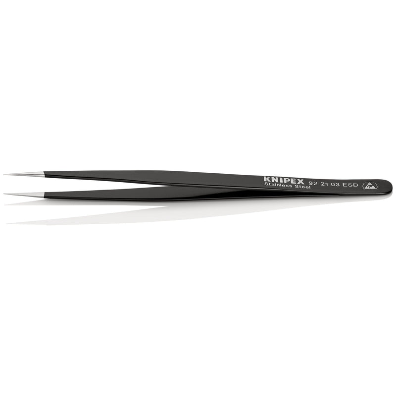 Knipex - Pinzette Universalpinzette 92 21 03 ESD Glatt 140 mm − 1 Stück