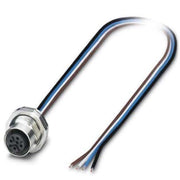 Phoenix Contact - Rundsteckverbinder, feldkonfektionierbar (Industriesteckverbinder) Einbausteckverbinder SACC-DSI-M12#1405240 − 1 Stück
