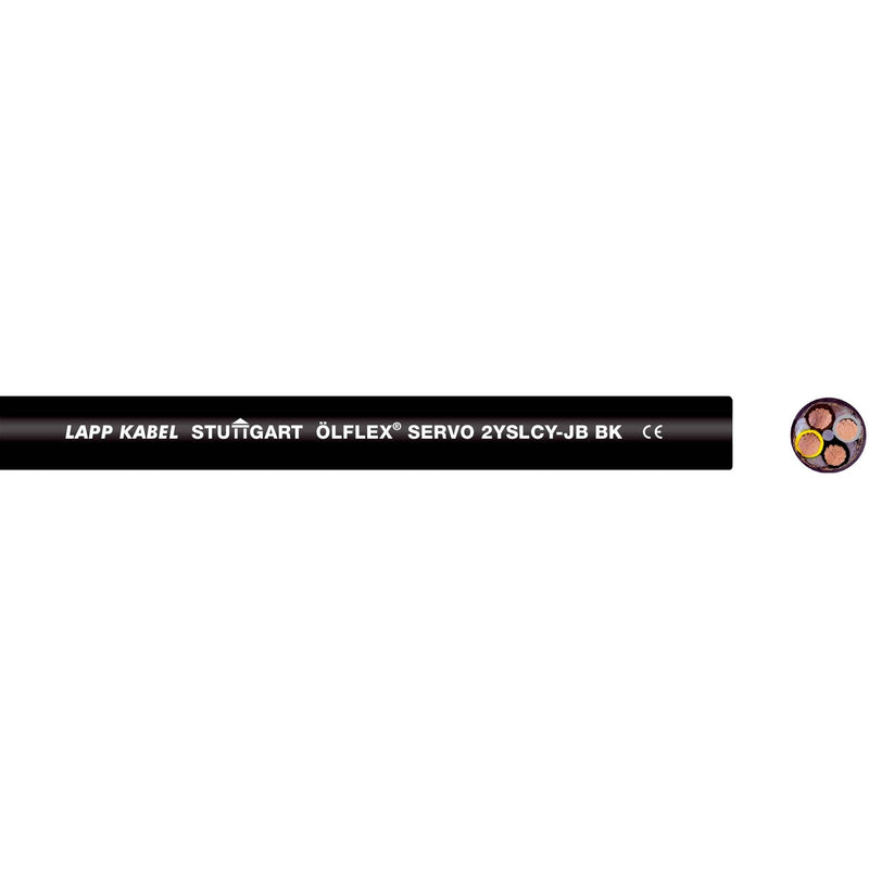 Lapp Kabel&Leitung - Energiekabel >= 1 kV, für ortsveränderlichen Einsatz ÖLFLEX SERVO 2YSLCYK-JB 0036446/500 3X35+3G6 BK − 500 Meter