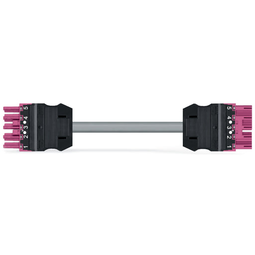 WAGO - Konfektionierte Leitung für steckbare Gebäudeinstallation konfekt.Verbindungsleitung 771-9995/005-107 Eca,Buchse Stecker