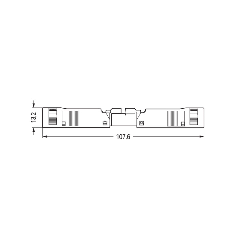 WAGO - Steckverbinder für steckbare Gebäudeinstallation Buchse 890-102 2p.,1,5qmm sw − 50 Stück
