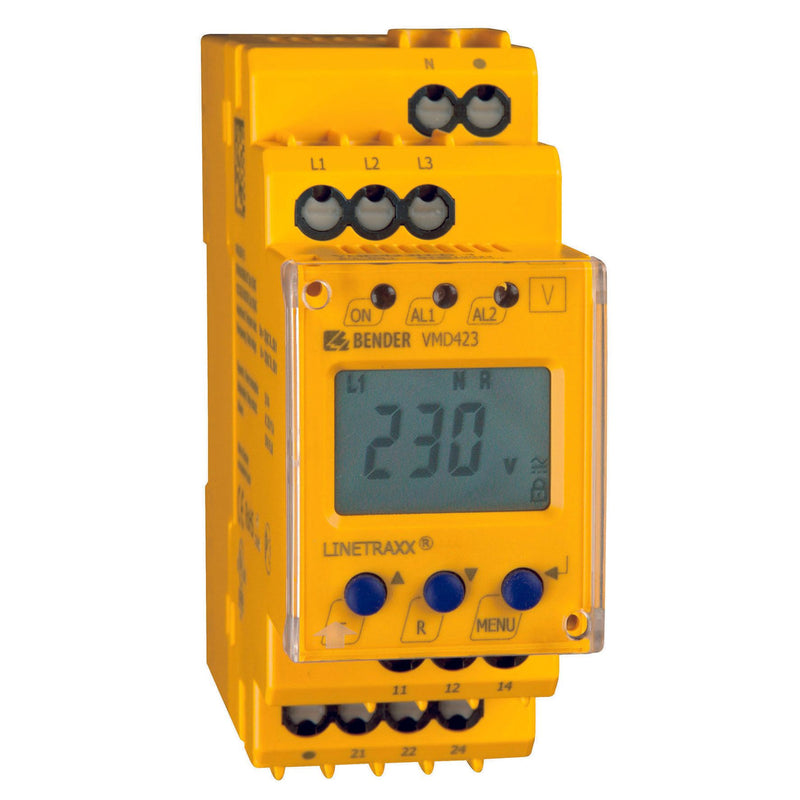 Bender - Spannungsüberwachungsgerät Spannungsrelais VMD423H-D-3 3ph 3N AC Schraubkl
