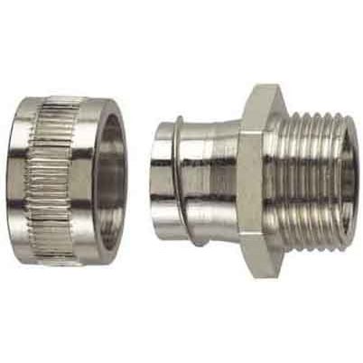 HellermannTyton - Metall-Schutzschlauch-Verschraubung Verschraubung SC50-FM-M50 si