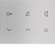 Elcom - Innenstation für Türkommunikation Innenstation-Audio 2D REA113Y silber matt TOUCH