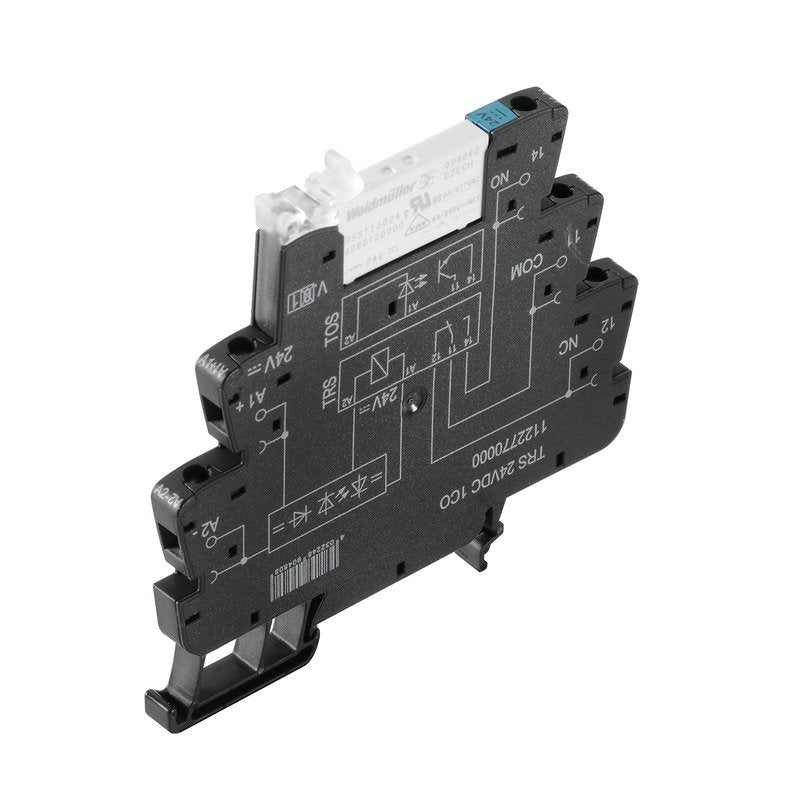 Weidmüller - Schaltrelais Koppelrelais TRS 24VDC ACT 24V DC 20%,1S(AgNi) − 10 Stück