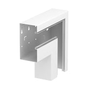 OBO Bettermann - Flachwinkel für Geräteeinbaukanal Flachwinkel GS-AFF90170RW fallend asymmetrisch