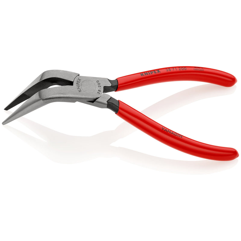 Knipex - Telefonzange Mechanikerzange 38 71 200 schwarz, 200mm