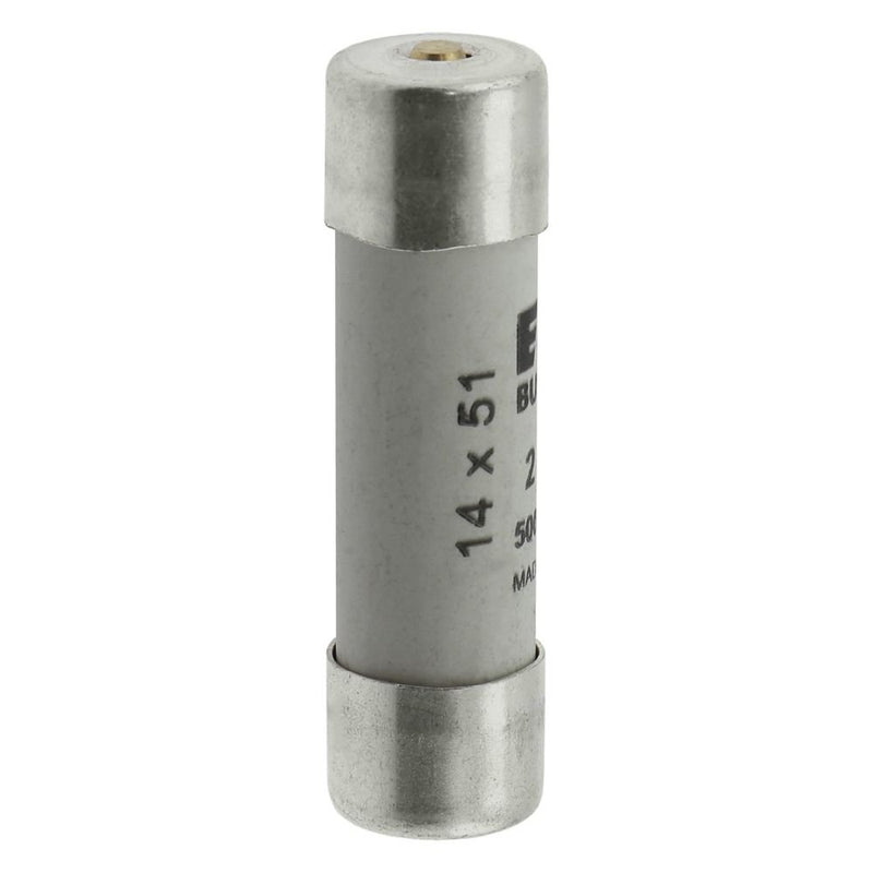Eaton - Zylindrische Sicherung Sicherungseinsatz Nieders. CYL GG 14,#C14G2S 2A AC 500V 120kA − 10 Stück