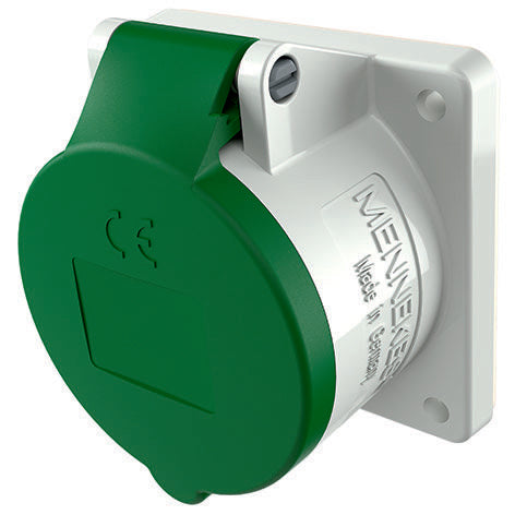 Mennekes - CEE-Anbausteckdose (IEC 60309) Anbaudose 1800 32A,5p,2h,>50-500V − 1 Stück