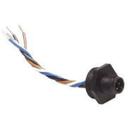 Leuze - Rundsteckverbinder, Einbau (mit Leitung) Einbaustecker AC-PLP-5