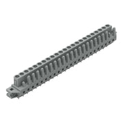 WAGO - Leiterplattensteckverbinder THT-Federleiste gerade 232-153/031-000 Rastermaß 5mm,grau − 10 Stück
