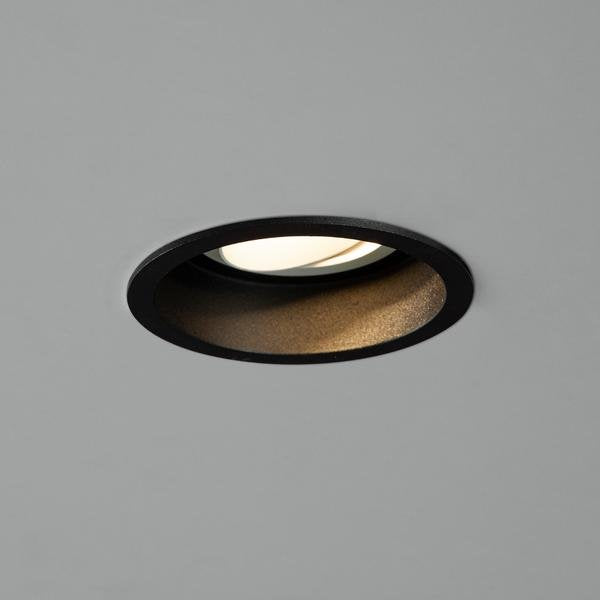 Brumberg Leuchten - Downlight/Strahler/Flutlicht Einbaumodul rund 45002560 strukturschwarz