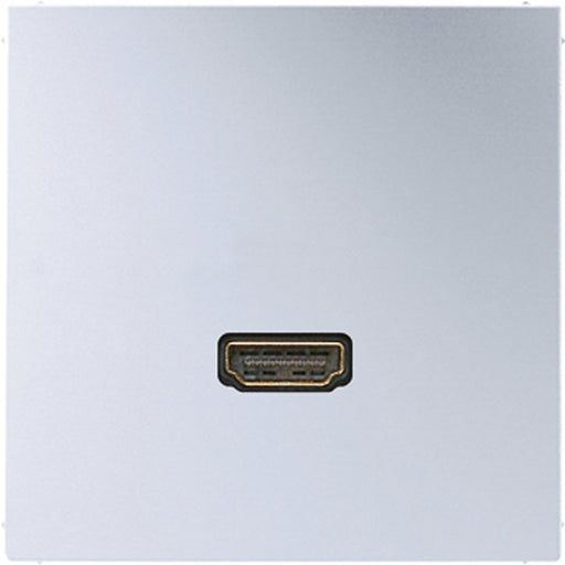 Jung - Multifunktions-Anschlussdose Multimedia-Anschluss alu MA AL 1112 HDMI m.Tragring