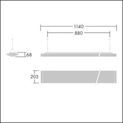 Thorn - Decken - /Wandleuchte LED - Hängeleuchte IQ SUSP S  #96629281 4000K