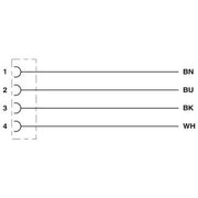 Phoenix Contact - Konfektioniertes Sensor-Aktor-Kabel Sensor-/Aktor-Kabel SAC-4P-10,0-PUR/DTFS
