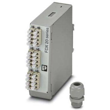 Phoenix Contact - System-Patchpanel LWL Spleißbox 12xLC-D FOCFDX20PPLCQ6OM2PT9 OM2 − 1 Stück