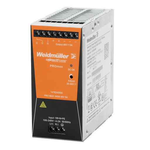 Weidmüller - Gleichstromversorgung Stromversorgung PRO MAX 240W 24V 10A 24V DC, 10A, 240W