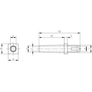 Telegärtner - Knickschutz Gummitülle 100001249 f. Gehäuse 30/39 − 50 Stück