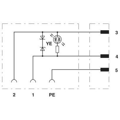 Phoenix Contact - Konfektioniertes Sensor-Aktor-Kabel Sensor-/Aktor-Kabel SAC-3P-M12M #1400773 3-pol. RAL7021 06m