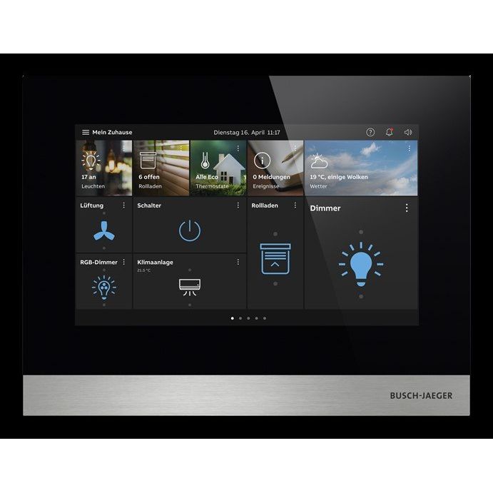 Busch-Jaeger - Innenstation für Türkommunikation IP-Touch H8236-4B-03 7"LAN/WLAN
