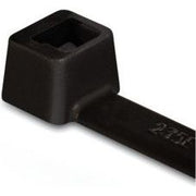 HellermannTyton - Kabelbinder T50L PA66W BK 100 − 100 Stück
