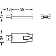 Siteco - Lichtregelsystemkomponente Bedieneinheit 5EA40RF01