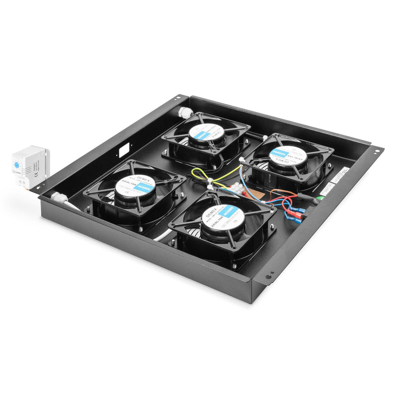 DIGITUS - Lüfter (Schaltschrank) Dachlüftereinheit DN-19 FAN-4-B-N 4 Lüfter