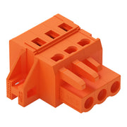 WAGO - Kabelsteckverbinder für Leiterplattensteckverbinder Federleiste 231-303/031-000 3-pol.5,08mm,orange − 50 Stück