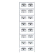 Weidmüller - Kennzeichnungsmaterial Gerätemarkierung CC 15/27 K MC SDR selbstklebend,27mm − 16 Stück