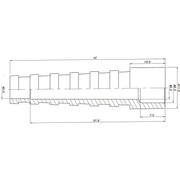 EFB-Elektronik - Knickschutz Kabelknickschutzhülle 52527.1sw RG 58