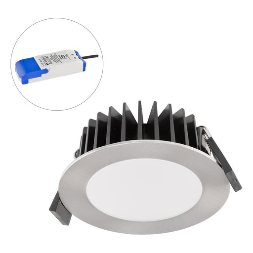 EVN Lichttechnik - Downlight/Strahler/Flutlicht LED-Deckeneinbauleuchte L44101301 chr/sat 6000K 350mA IP44