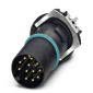 Phoenix Contact - Rundsteckverbinder, feldkonfektionierbar (Industriesteckverbinder) Einbausteckverbinder SACC-CI-M12M#1457584 − 100 Stück