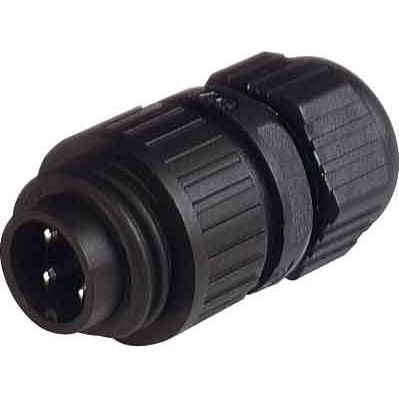 Hirschmann ICON - Rundsteckverbinder, feldkonfektionierbar (Industriesteckverbinder) Leitungsstecker CA 3 LS 4-pol