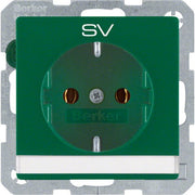 Berker - Steckdose SCHUKO-Steckdose 47506013 m.Beschriftungsfeld