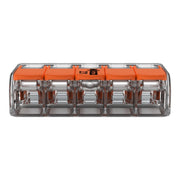 WAGO - Steckklemme Compact-Verbindungsklemme 221-615 5-Leiter bis 6qmm − 15 Stück