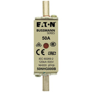 Eaton - Messersicherung Sicherungseinsatz Nieders. NH FUSE 50#50NHG000B 50A AC 500V 120kA − 3 Stück