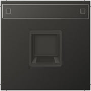 Jung - Einsatz/Abdeckung für Kommunikationstechnik Abdeckung 1-fach AL 1969-1 NA WE AN f.MJ NA WE AMP, Rad
