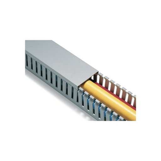 HellermannTyton - Verdrahtungskanal TD-100X125-PVC-GY − 8 Meter