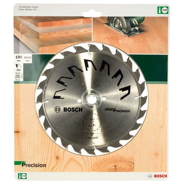 Bosch - Kreissägeblatt PRECISION 2609256866 D= 190 mm Bohrung=