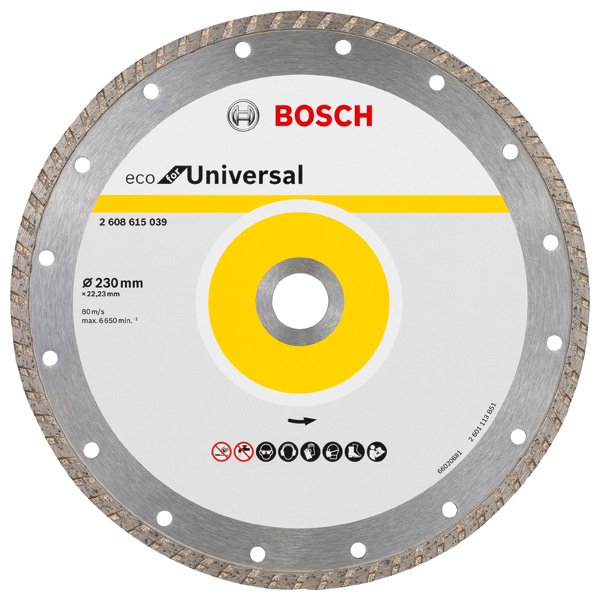 Bosch - Trenn-/Schleifscheibe Diamanttrennscheibe Turbo 2608615039 Eco For Universal