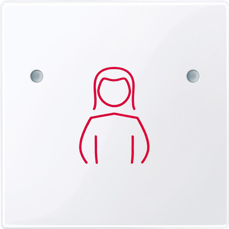 Merten - Zentralelement Klinikinstallation Tastfläche 1f.aws/gl MEG4840-0325 für Rufaster