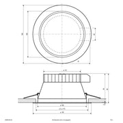 EVN Lichttechnik - Decken-/Wandleuchte LED-Deckenleuchte DSM54190125 ML, MC