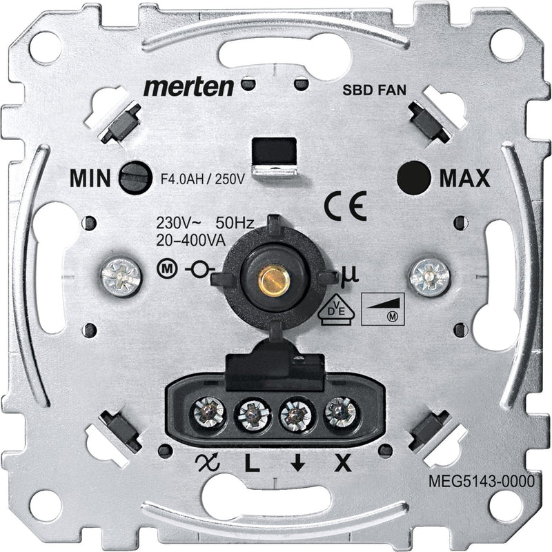 Merten - Drehzahlsteller Drehzahlsteller-Einsatz MEG5143-0000 20-400VA