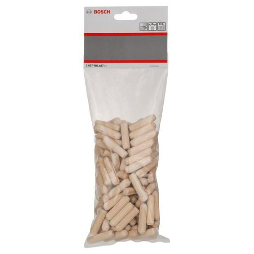 Bosch - Stab-/Riffeldübel Holzdübel 10 mm, 2607000447 40 mm, 120er-Pack