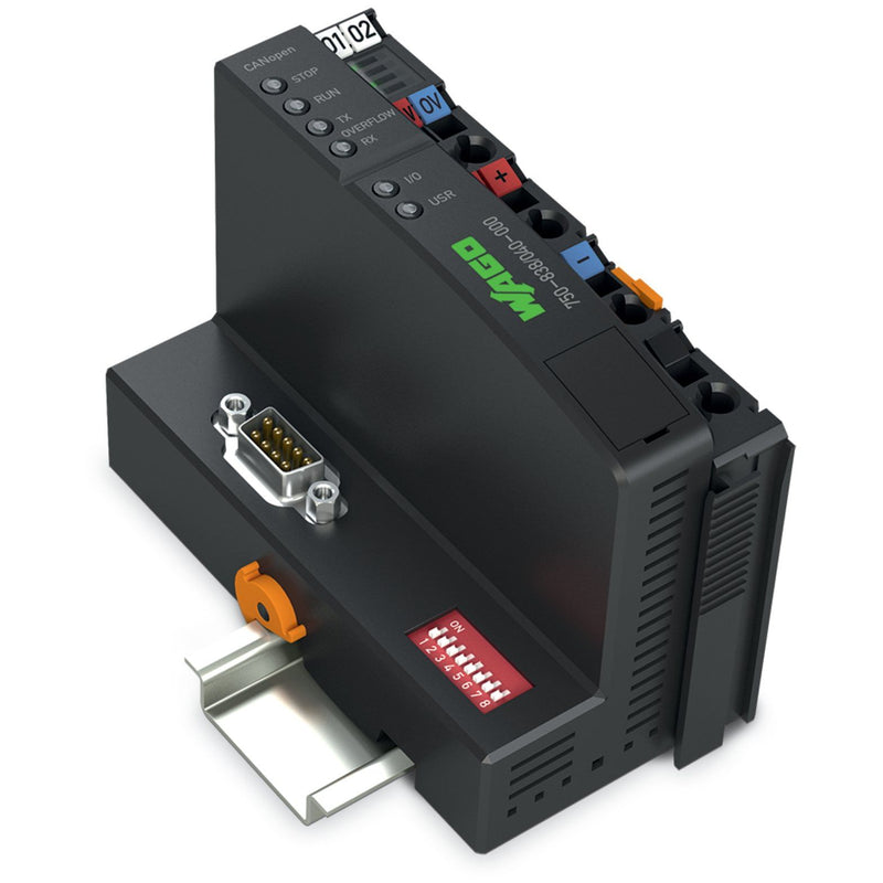 WAGO - SPS-Grundgerät Feldbuscontroller 750-838/040-000 CANopen, D-Sub XTR